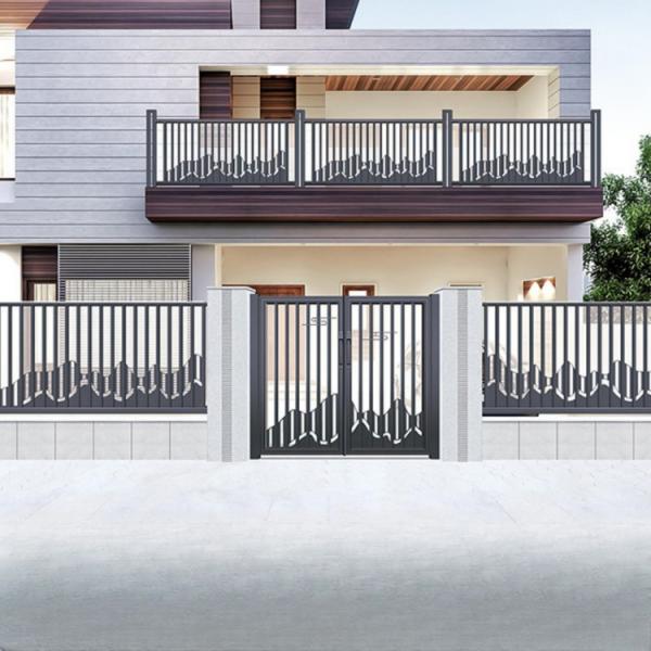 Rust Resistant Galvanized Metal Decorative Gate Ornamental Aluminum Gates