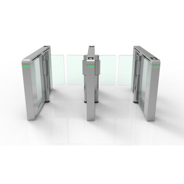 Pedestrian Safe Entry Turnstile 0.2S Opening Speed 304 Stainless Steel
