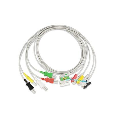 Surgical Supplies Disposable ECG Cable 5 Lead Ecg Cable for Spacelabs Patient Monitor