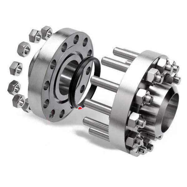 CNC Machined Titanium Weld Neck Flange Class 300 Gr2 Gr5 Gr7 Gr12