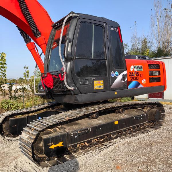 20 toneladas Máquina de construcción Excavadoras hidráulicas usadas Hitachi ZX200-6 Excavadora con 0,91m3
