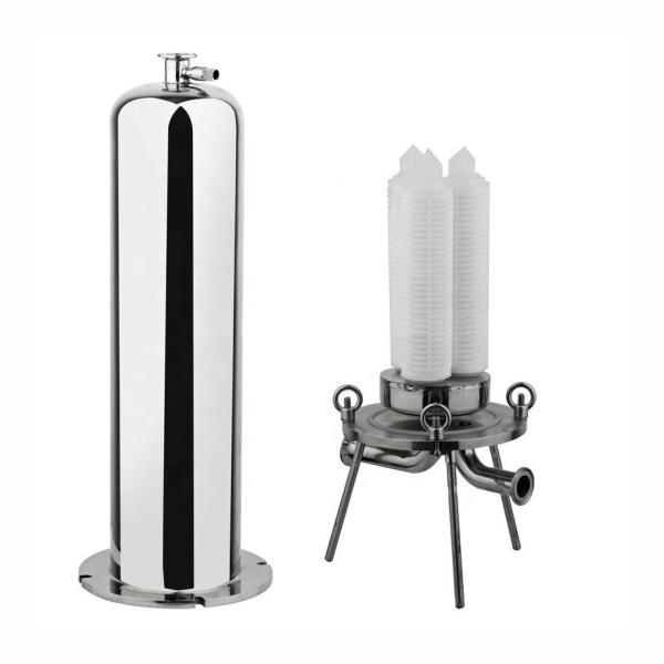 Factory Supply Stainless Steel Multi Cartridge Filter Housing Industrial Plum Rice Milk Wine Filtration Equipment