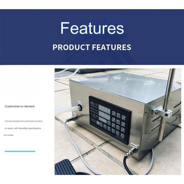 Electric Magnetic Pump 10l Viscous Liquid Filling Machine with Woodcase Packing type