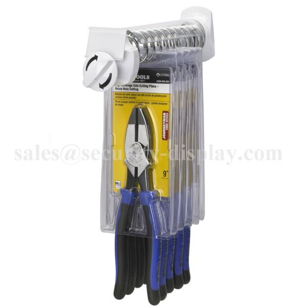 Крюки дисплея безопасностью спиральные, крюк самообслуживания, распределители ст