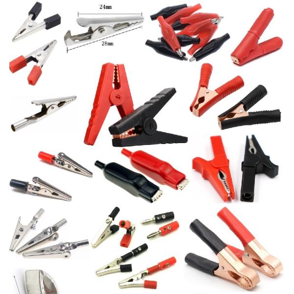 Alligator Clip Industrial Wiring Harness 50cm Electrical Double Ended Roach Clip