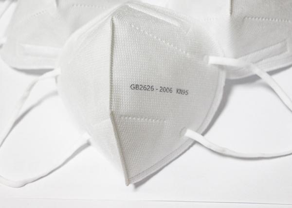 Anti Dust Hospital Respirator Mask 3 Ply Disposable Face Mask High Filtration Capacity