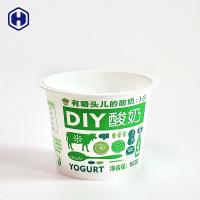 Récipients en plastique ronds de tasse de l'utilisation IML de congélateur les petits rayent résistant