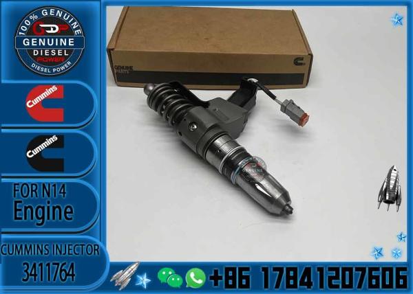 Used Cummins N14 Engine Spare Parts Common Rail Injector 3411764 3411767 Diesel Engine Machinery Repair Shops 6 Months W