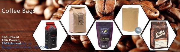 Biodegradable Aluminum Foil Square Bottom Dried Food Eight Side Seal Nuts Package Bag For Food,Moisture Proof Square Bot