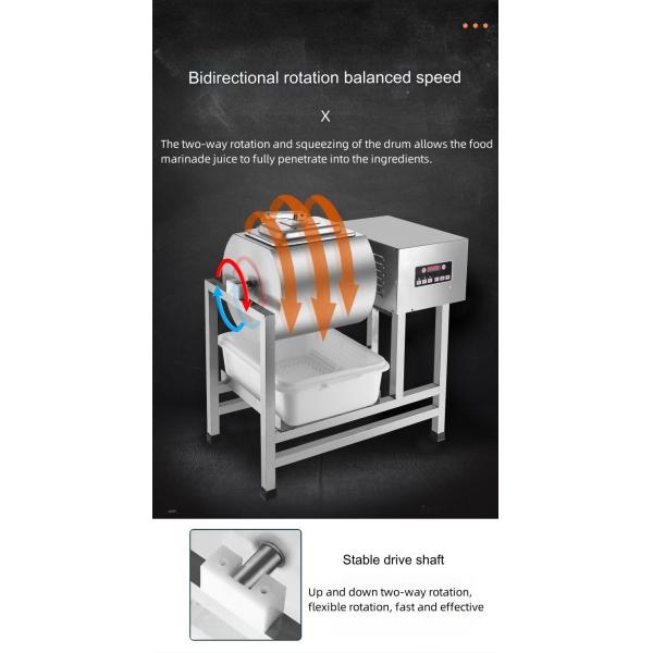 Sustainable Food Processing Vacuum Marinator for Commercial Meat Marination