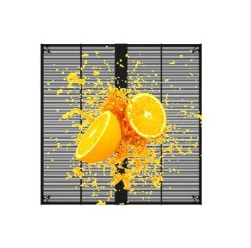 Custom Size Commercial Transparent LED Display Screen For Glass Window Advertising