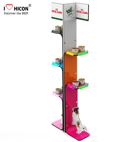 Entice Clients Pet Shop Flooring Dispay Stands Supplier Pet Food Store Fixtures