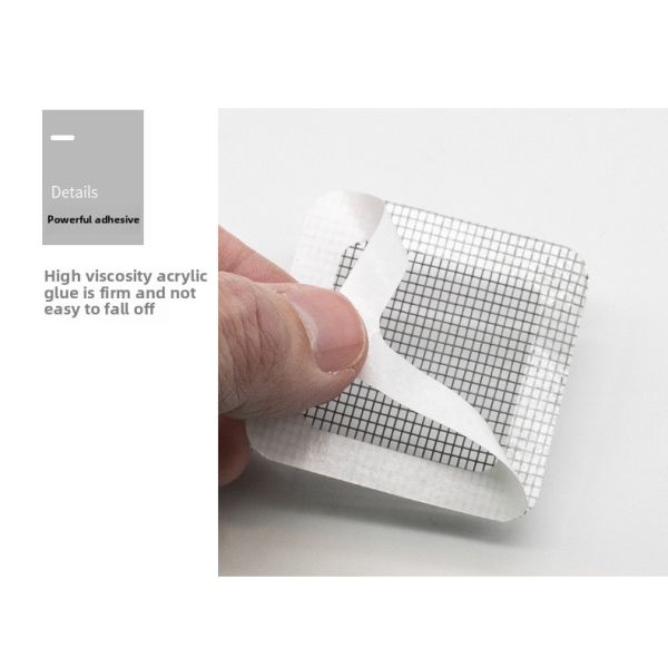 Self-Adhesive Household Anti-Mosquito Screen Window Repair Patch Drain Outlet Screen Patching Subsidy Adhesive Paper & Film