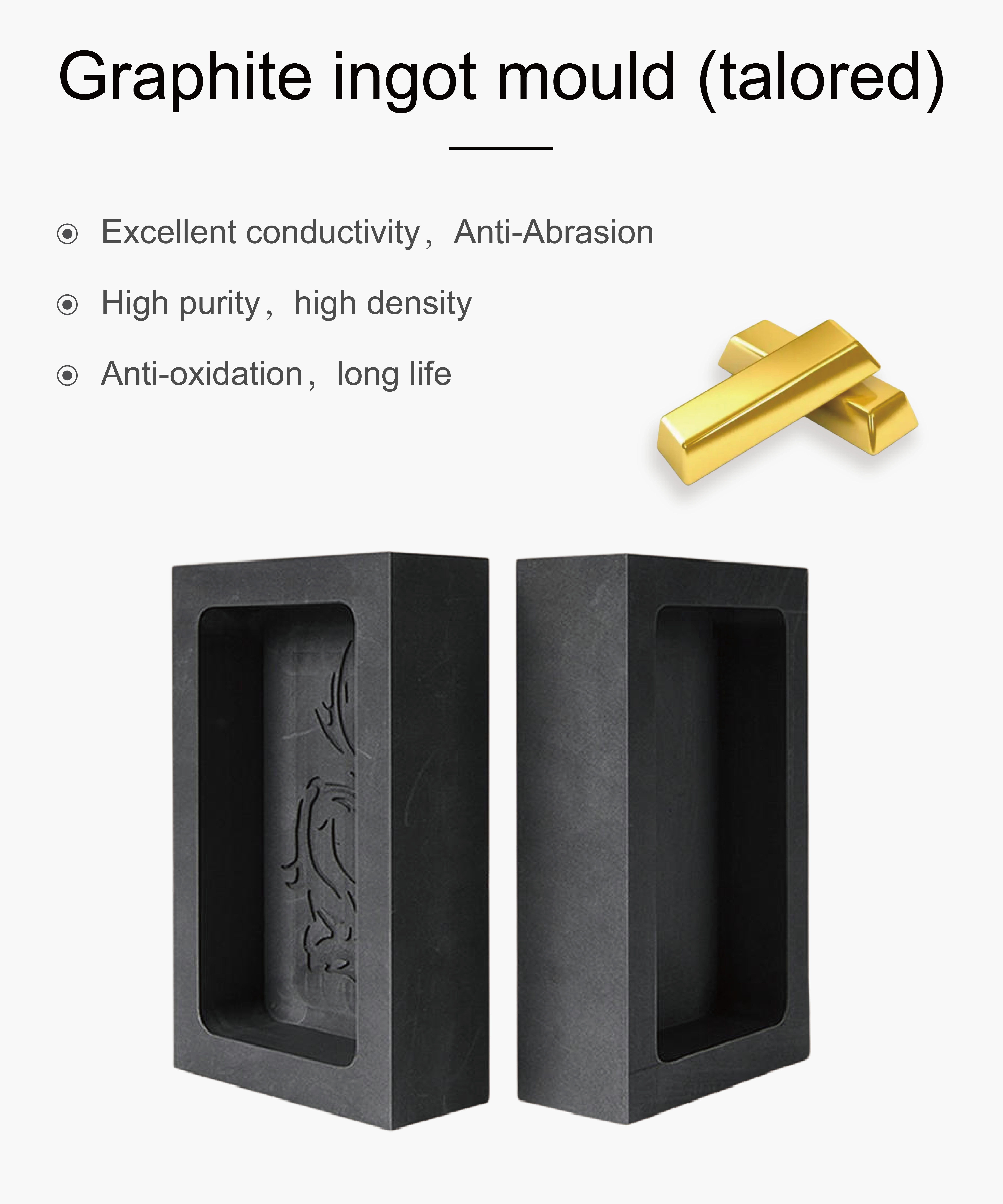 Graphite Ingots & Dimensions Could Be Customized