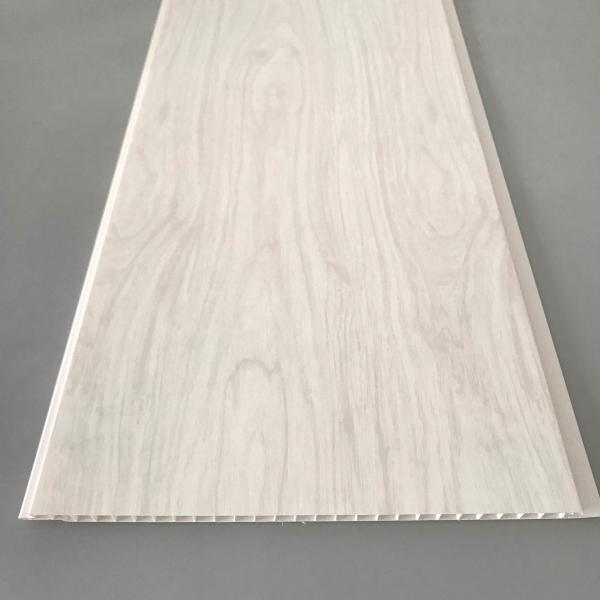 Grey Color Pvc Honeycomb Panels , Plastic Wood Grain Panels 10 Inches