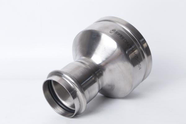 Heating Piping Stainless Steel Grooved Fittings Welded Customized