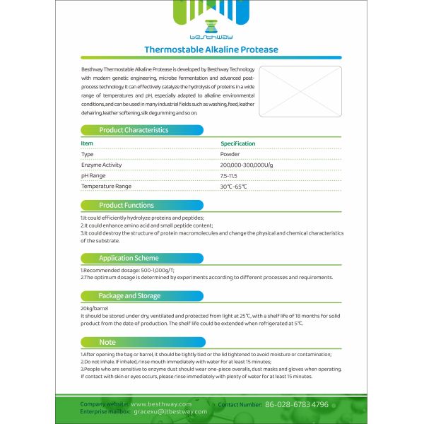 High Specific Activity Industrial Catalytic Enzyme with Extreme pH and Temperature Stability for Eco-friendly Industrial Processes