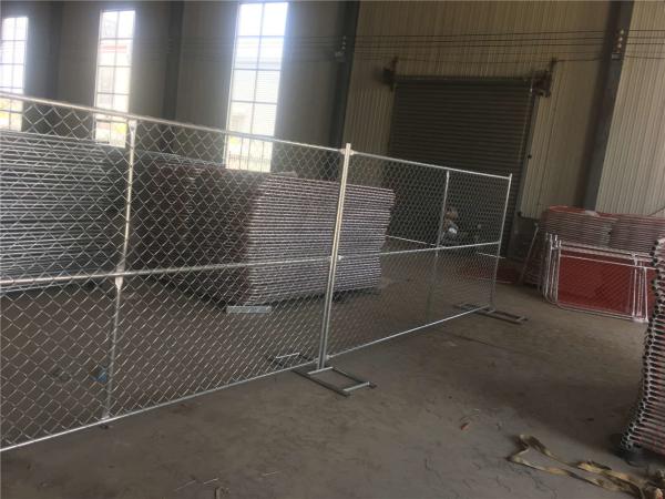 chain link temporary construction fence panels 6FT X 10F Mesh 2 3/8  x 2 3/8 ( 60mm x 60mm ) x 12 gauge wire