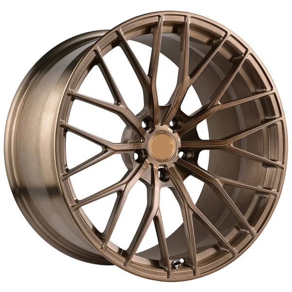 Rodas forjadas de grande resistência da liga do carro do Gunmetal