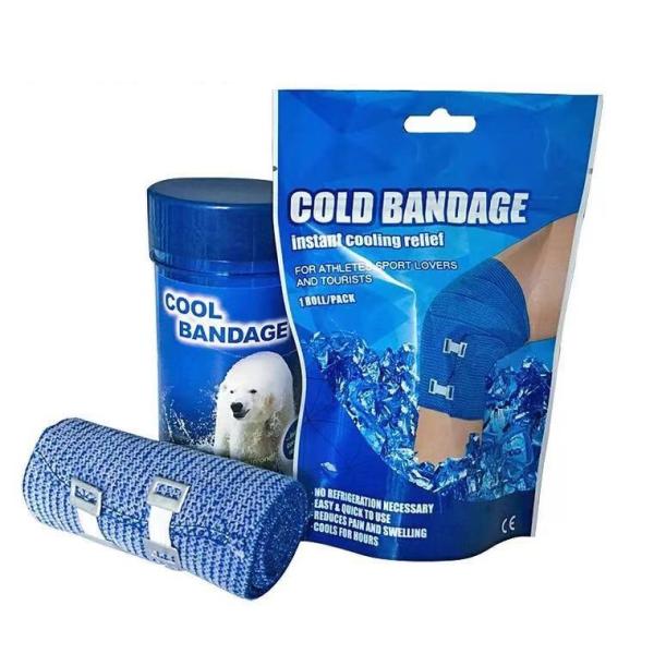 Ice Cold Bandage Family Care Sport Ankle Knee Muscle Swelling Twisted Wrap Elastic Bandage