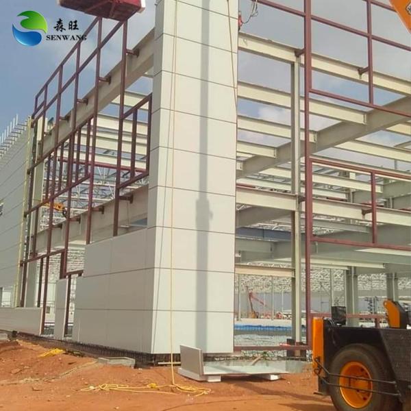 Steel Structure Workshop with 80-120 Km/h Wind Resistance