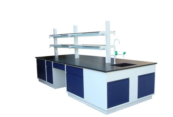 Multifunctional Hospital Lab Furniture Science Bench Antirust Fireproof