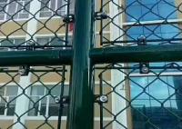 o PVC galvanizado 25x25mm da cerca do elo de corrente revestiu Diamond Wire Mesh de aço