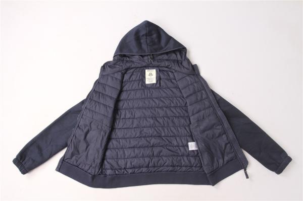 Girls Junior Ladies Lightweight Padded Jacket 100% Nylon Knitted Sleeve