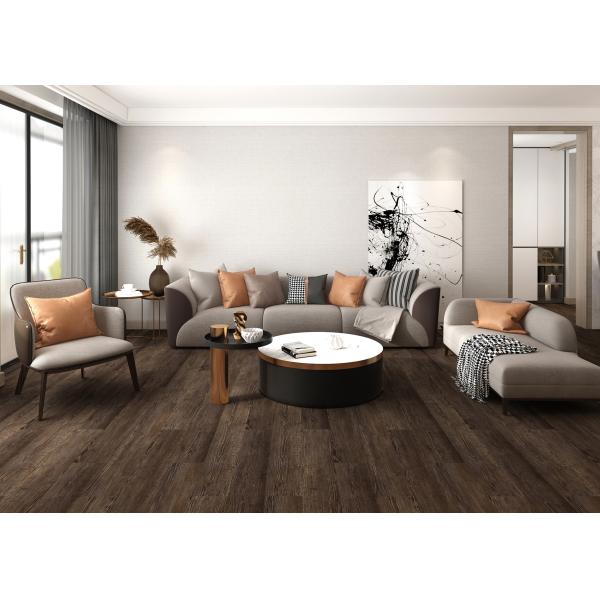 183mm Rigid Core SPC Herringbone 5mm 5.5mm Ecological Friendly Elasticity Slip Resistant GKBM FT-W29161-1