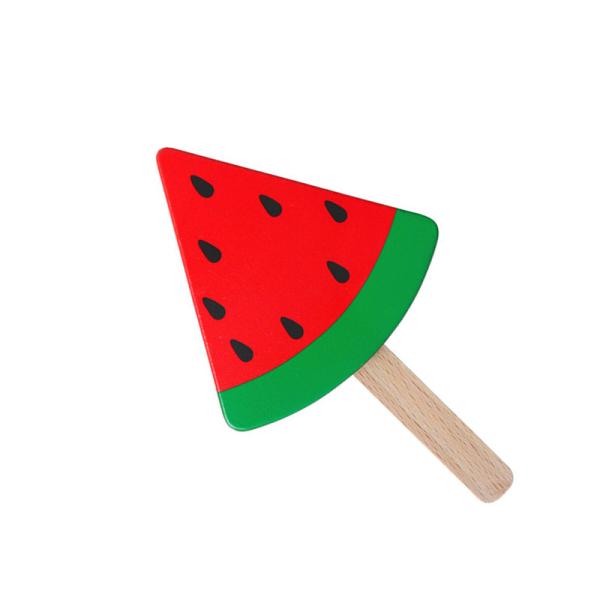 Juguetes de madera impresos del helado 1pc para los juguetes preescolares del muchacho de la muchacha