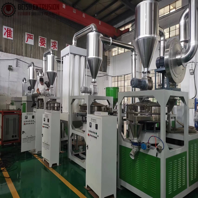 SMW-500/600/800 Пластмассовая фрезерная машина для высокоскоростного измельчения SPC/PVC/WPC