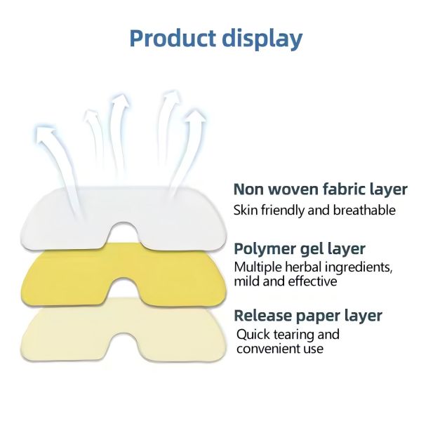 Physical Cooling Hydrogel Eye Patch For Eye Care Removes Dark Circles Customized