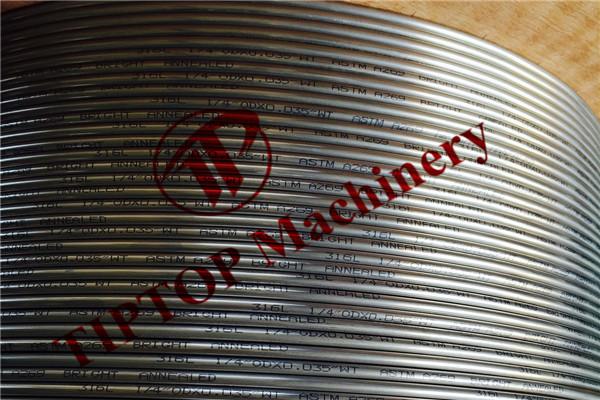 1 / 4 '' Cold drawn welded control line tube used in oil and natural gas wells