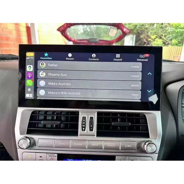 12.3 дюймовый Carplay Android13 Car DVD Player для Toyota Land Cruiser Prado 2018-2022