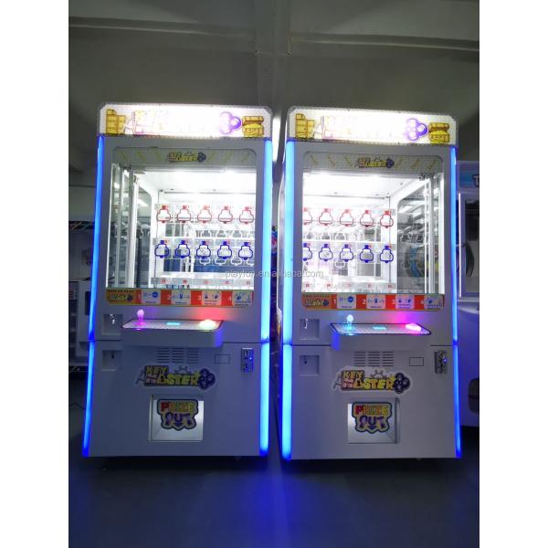 Key Master Game Machine with Bill Banknote and Coin Acceptor Shoe Phone Gift Out Prize Present Vending Machine