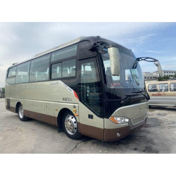 Используемый автобус 2+2layout емкости новых мест двигателя зада Yuchai шасси воздушной подушки бренда 35seats Zhongtong туристического автобуса большой