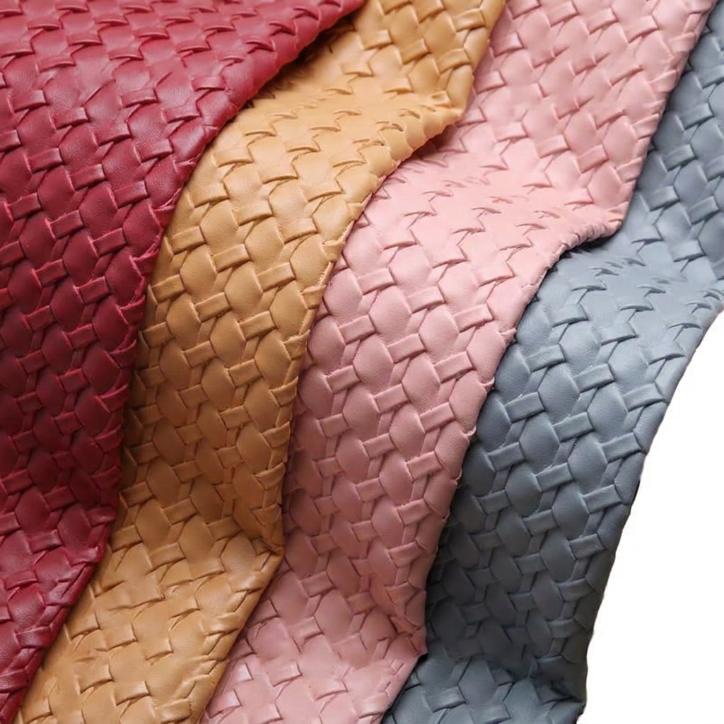 1.0mm Abrasion-Resistant Embossed PVC Faux Leather for Sofa Upholstery Bags & Shoes