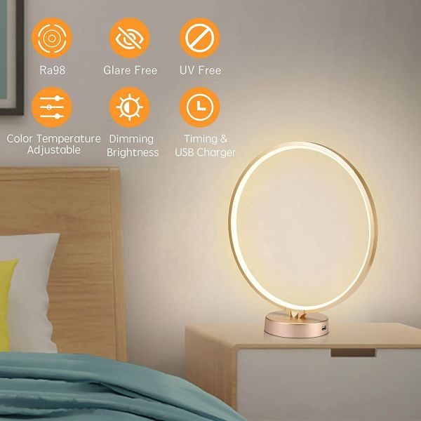 2700K Daglicht Lamp with Touch Control and 10000 Lux for Seasonal Affective Disorder Light Therapy