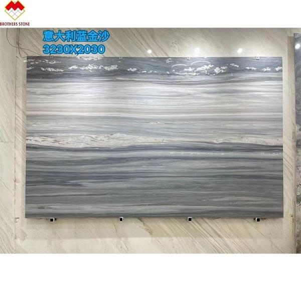 Big Slab Stone Form Palissandro Blue Marble for Apartment Wall and Floor Covering