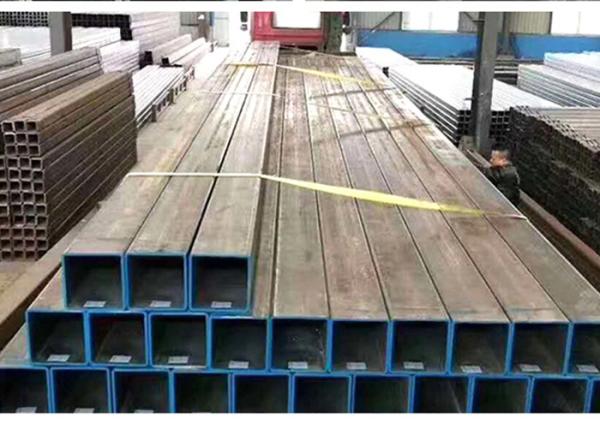 Low Carbon Conduit Square 0.8mm ERW Steel Pipes / Erw Schedule 40 Pipe