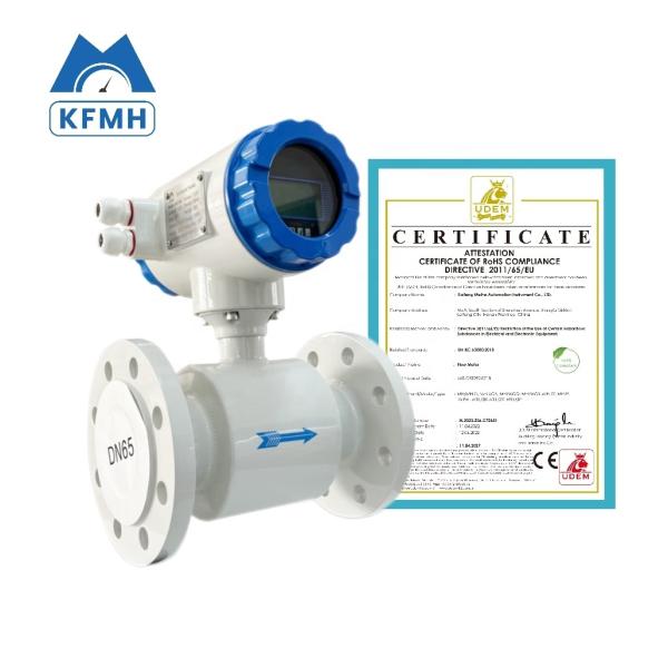 WiFi-enabled Digital Liquid Sanitary Flow Meter OEM Customizable Electronic Water Flow Sensor