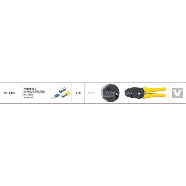 Ratchet crimping tool European style WX 04WF