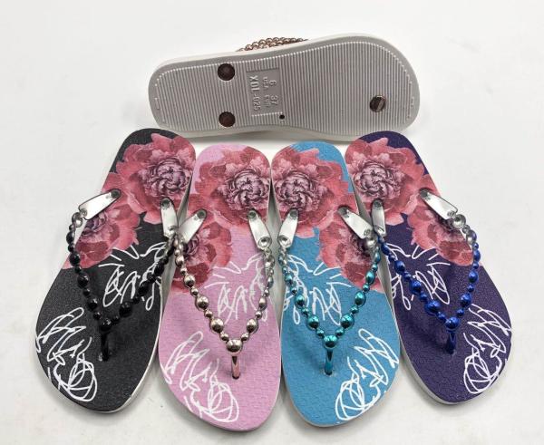 Oem Pe Eva Sole Pvc Upper Beach Style Hot Popular Colors Summer Basic Slipper