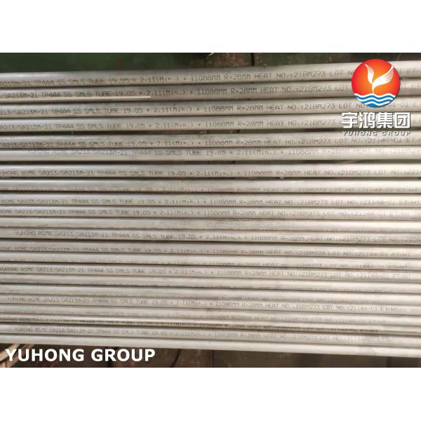 High Thermal Conductivity ASTM A213 TP444 1.4521 UNS S44400 Seamless Tube