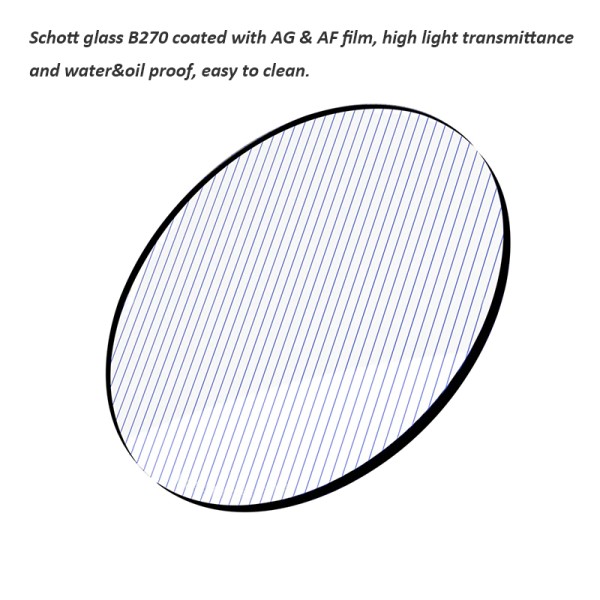Resin Glass Special Effect Lens Filter Waterproof Oil Proof Blue Streak Filter With Nano Coating