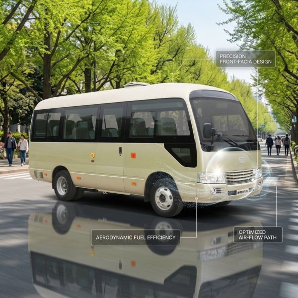 6m Green Emission 12 Seater Electric Coach Bus Tourist Shuttle Bus 100km/H