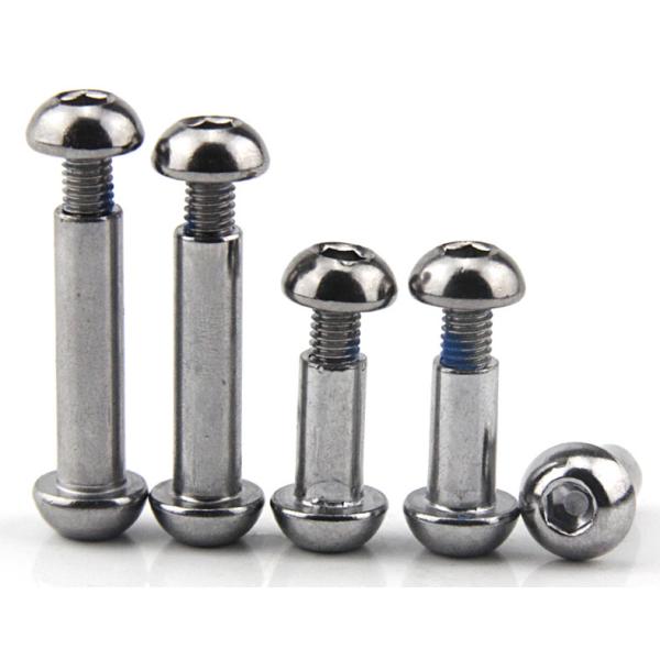 Stainless Steel Hex Drive Binding Barrels and Screws Button Head Nylok Butt Screws