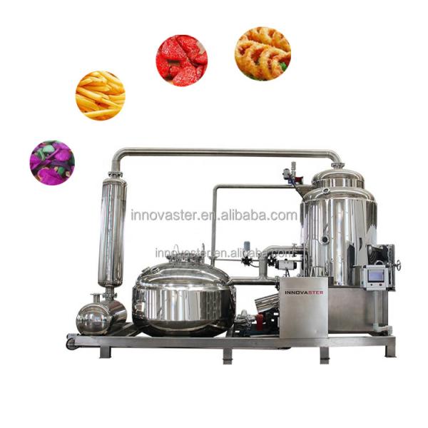 380V/50HZ Voltage Healthy Low Oil Vacuum Professional Fruit Chips Fryer Machine 215 KG