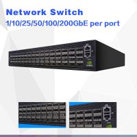 100GbE 2U abrem o interruptor de rede MSN4600-CS2FC de Mellanox com cúmulo Linux
