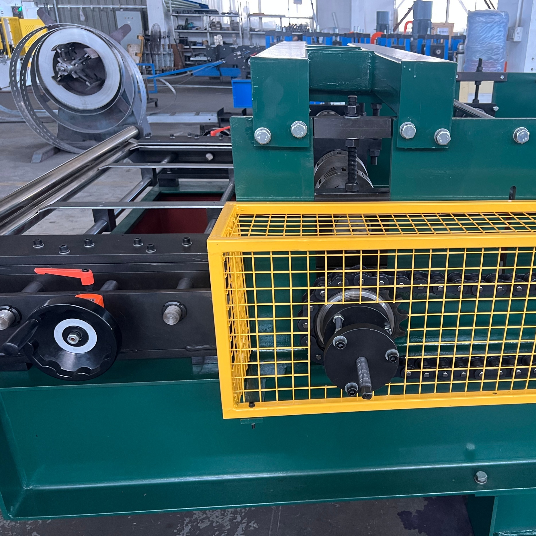 Mexico With Embossing Ribs 0.6-1.2mm 2.5 Inch Metal Deck Floor Roll Forming Machine Industrial Factory Multi-Story Building